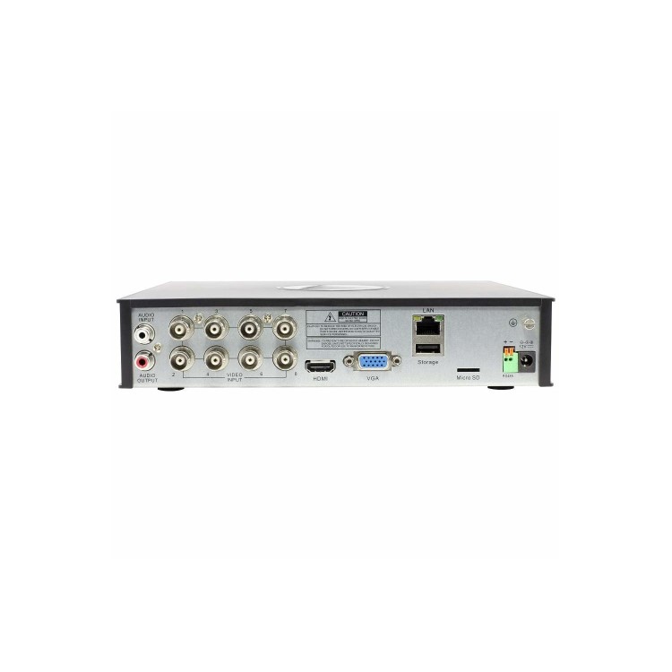 Swann CCTV System - 8 Channel 1080p HD DVR with 8 x 1080p HD Black Cameras & 64GB SD Card