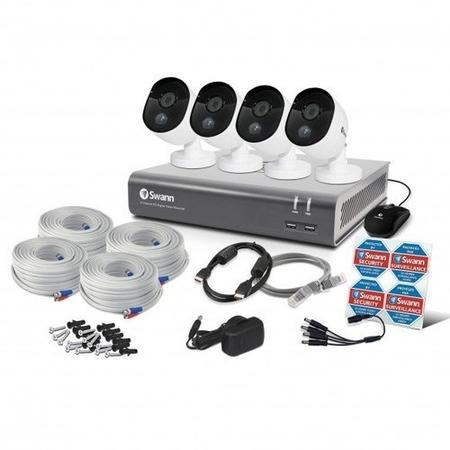 Swann CCTV System - 8 Channel 1080p DVR with 4 x 1080p HD Thermal Sensing Cameras & 1TB HDD