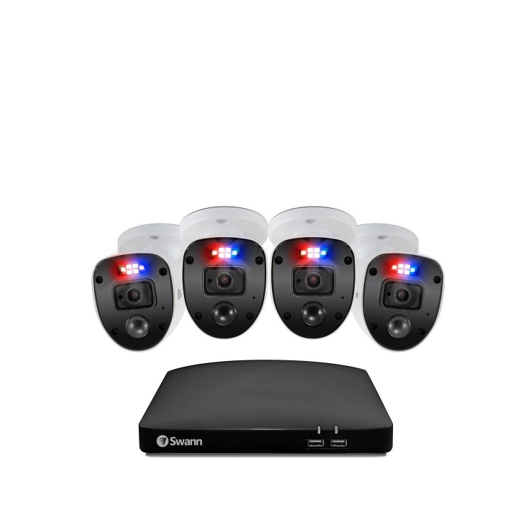 Swann Enforcer 4 Camera 1080p HD DVR CCTV Security System with 1TB HDD