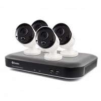 GRADE A1 - Swann CCTV System - 8 Channel 4K Ultra HD DVR with 4 x 4K Heat & Motion Sensing Cameras & 2TB HDD