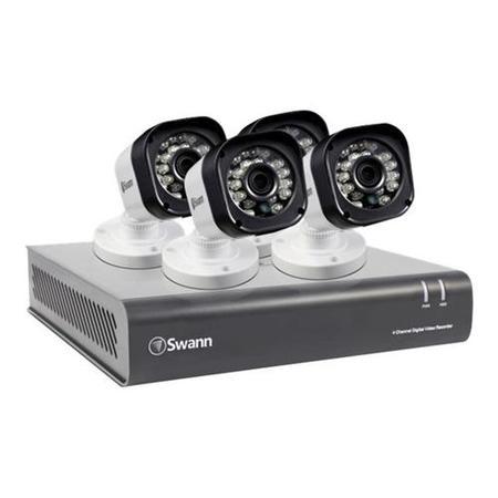 Box Open Swann DVR8-1580 8 Channel HD 720p Digital Video Recorder with 4 x PRO-T835 720p Cameras & 500GB Hard Drive