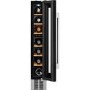 GRADE A2 - AEG SWE61501DG Built-in Under Counter 7 Bottle Wine Cellar For Optimal Wine Storage - Black Framed Glass Door