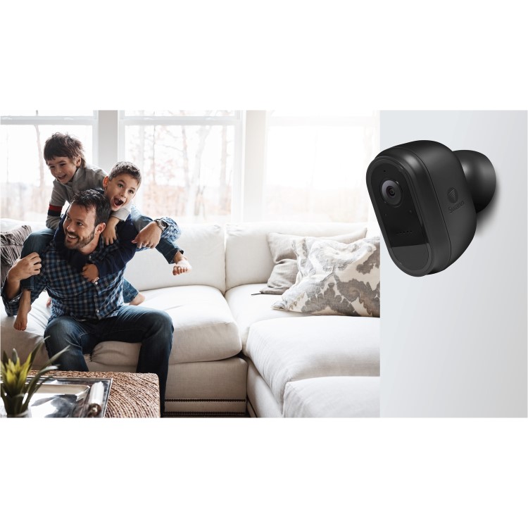 Swann 1080p HD Wireless Security Camera - Black - Works with Google Assistant or Alexa
