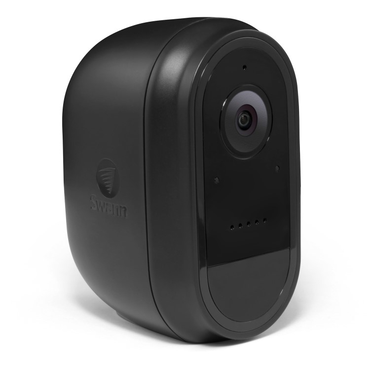 Swann 1080p HD Wireless Security Camera - Black - Works with Google Assistant or Alexa