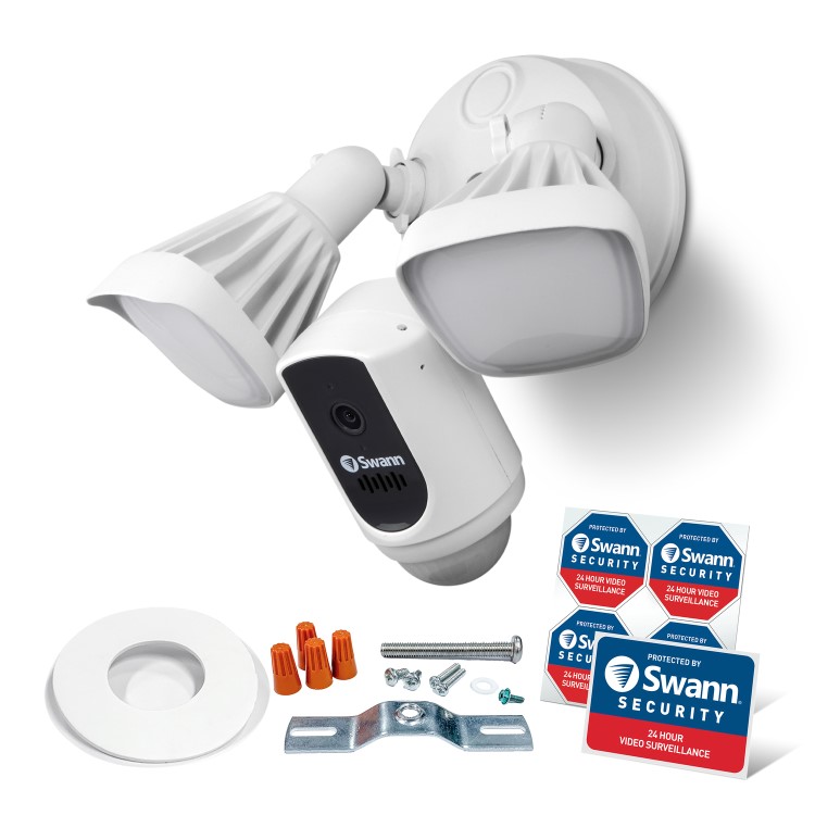 Swann 1080p Gen 2 Floodlight Camera with 30 Metre Coloured Night Vision