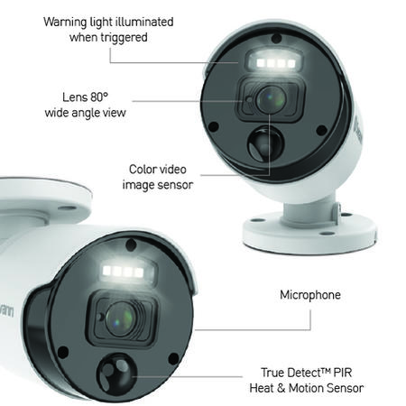 Swann Master Series 4K Ultra HD Heat & Motion Sensing IP Bullet Camera - 1 Pack