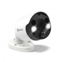 Swann 4K Ultra HD Thermal Sensing White IP Bullet Camera with 150ft Night Vision - 1 Pack 