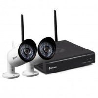 Swann Wireless CCTV System - 4 Channel 1080p HD NVR with 2 x 1080p WiFi Cameras & 1TB HDD