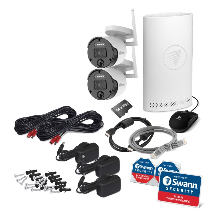 Swann 2 Camera 1080p HD Wi-Fi NVR CCTV System