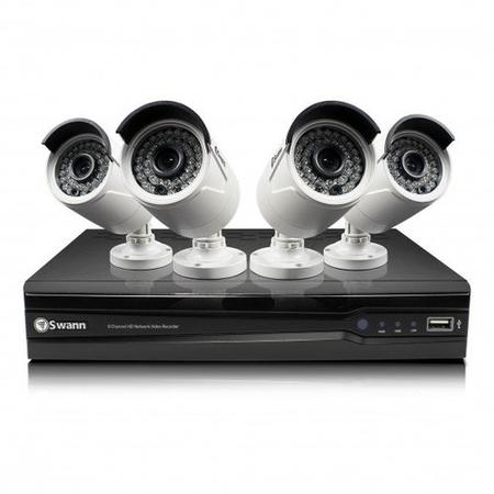 Swann CCTV System - 8 Channel 4MP NVR with 4 x 4MP Cameras & 2TB HDD
