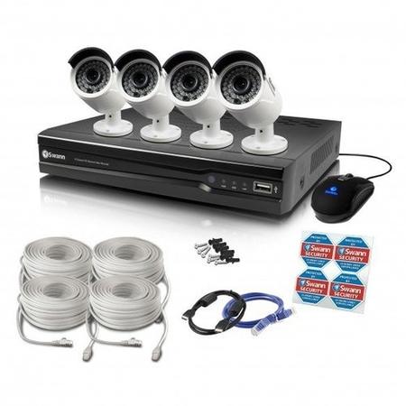 Swann CCTV System - 8 Channel 4MP NVR with 4 x 4MP Cameras & 2TB HDD