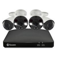 Refurbished Swann 4 Camera 4K Ultra HD Spotlight NVR CCTV System with 2TB HDD
