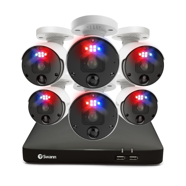 Swann 6 Camera 4K Ultra HD NVR CCTV System with 2TB HDD