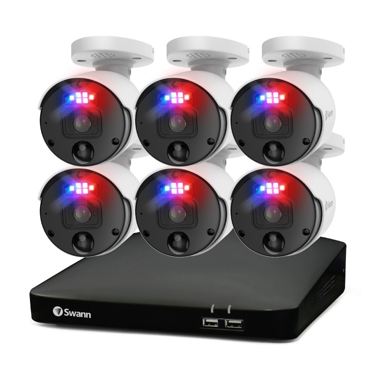 Swann 6 Camera 4K Ultra HD NVR CCTV System with 2TB HDD