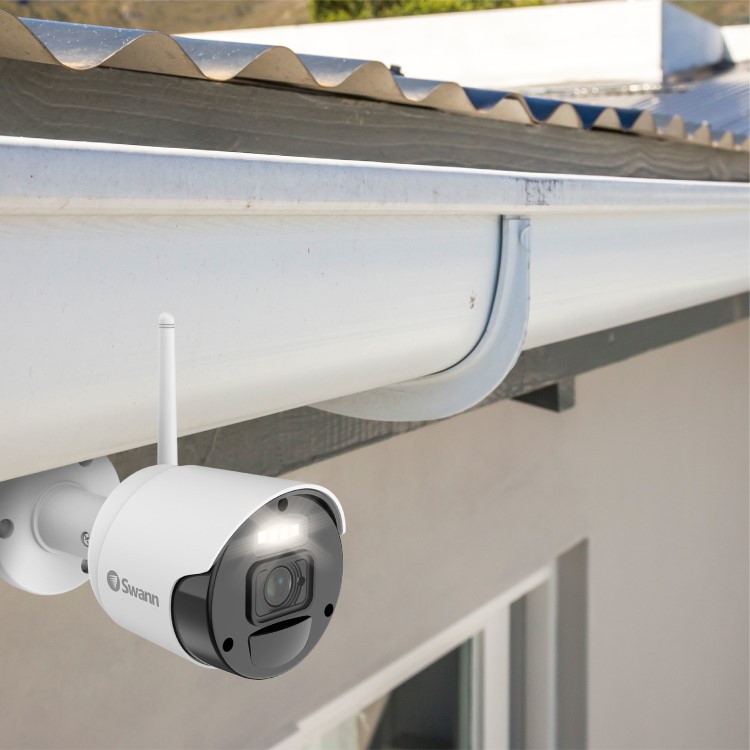 Swann Secure Alert 1080p HD Heat & Motion Sensing IP Bullet Camera - 1 Pack