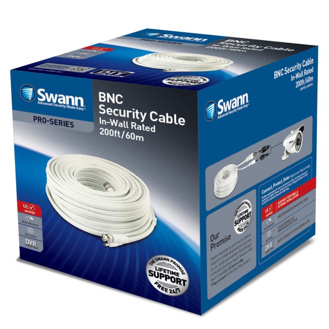 Swann 30m 3-in-1 Multi-Purpose BNC Cable for Swann CCTV SWPRO