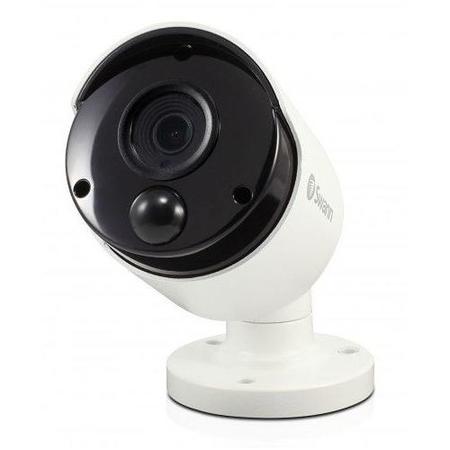 Swann Super HD 5MP Thermal Sensing White Analogue Bullet Camera with 30m Night Vision - 2 Pack