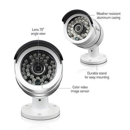 Box Open Swann PRO-T853 HD 1080p Bullet Camera - Day/Night Vision 100ft/30m - Twin Pack