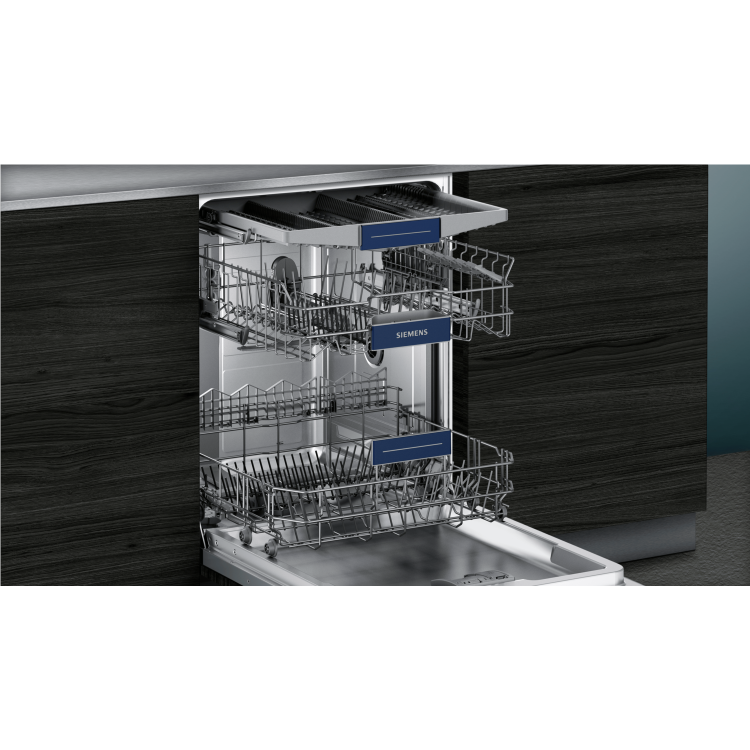 Siemens SX736X19ME iQ300 14 Place Extra-Height Fully Integrated Dishwasher With Cutlery Tray