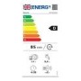 Siemens iQ300 Integrated Dishwasher - Smart Wi-Fi, D-Rated, Black control panel