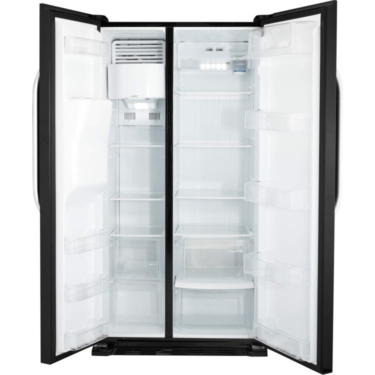 Hotpoint SXBD925FWD Side-by-side American Fridge Freezer Black