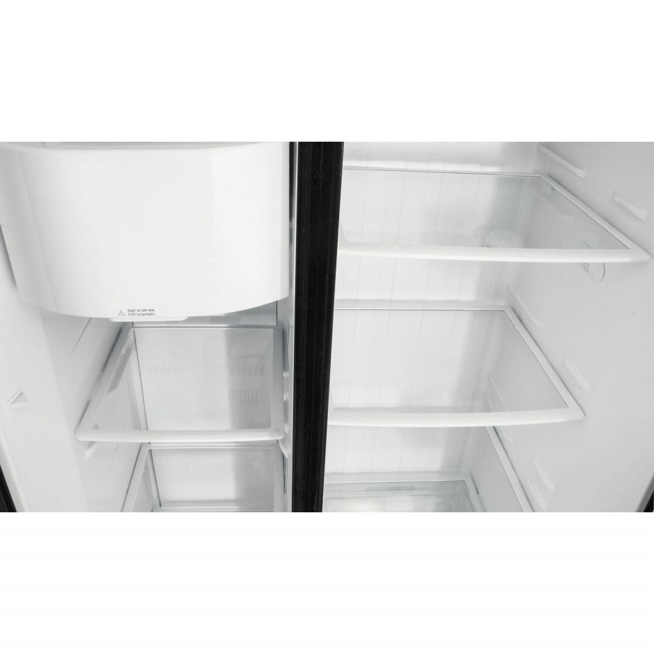 Hotpoint SXBD925FWD Sidebyside American Fridge Freezer Black Appliances Direct