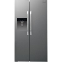 Hotpoint American Side-by-side Fridge Freezer With Ice & Water Dispenser - Stainless Steel Doors