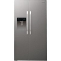 GRADE A2 - Hotpoint SXBHE924WD Side-by-side American Fridge Freezer - Stainless Steel Look