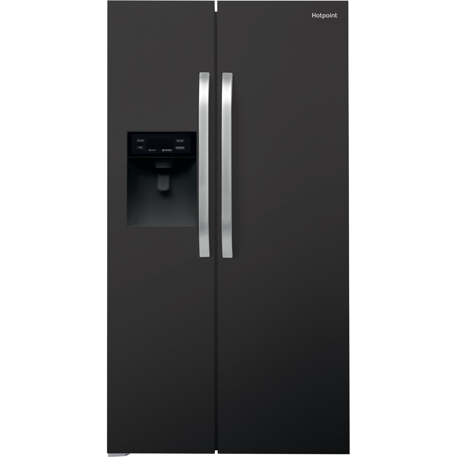 Hotpoint 515 Litre American Sidebyside Fridge Freezer Black