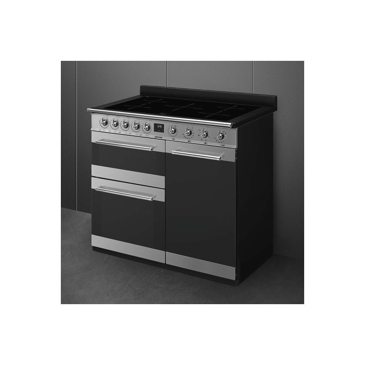 Smeg Symphony 100cm Electric Range Cooker - Stainless Steel