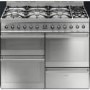 Smeg SY4110-8 Symphony 110cm Dual Fuel Range Cooker Stainless Steel