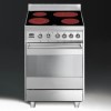 GRADE A2 - Smeg SY6CPX8 Symphony 60cm Single Oven Electric Cooker with Ceramic Hob - Stainless Steel