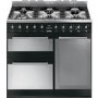 Smeg Symphony 90cm Dual Fuel Range Cooker - Black