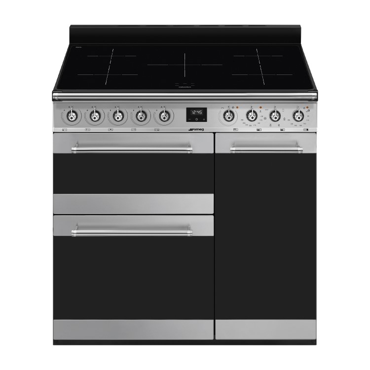 Smeg Symphony 90cm Electric Range Cooker - Stainless Steel