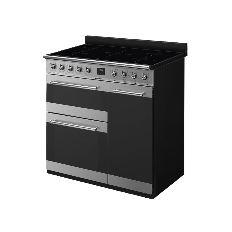 Smeg Symphony 90cm Electric Range Cooker - Stainless Steel