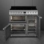 Smeg Symphony 90cm Electric Range Cooker - Stainless Steel