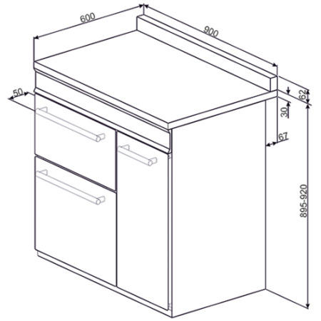 GRADE A2 - Smeg SY93I Symphony Triple Cavity 90cm Electric Range Cooker With Induction Hob Stainless Steel