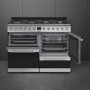 Refurbished Smeg Symphony SYD4110-1 110cm Dual Fuel Range Cooker Stainless Steel