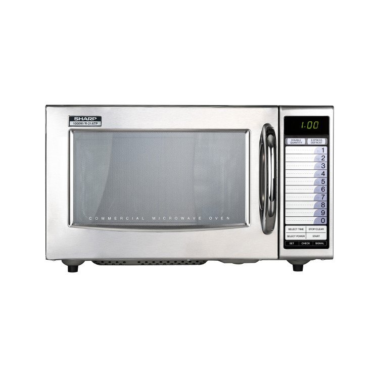 Sharp R21AT 1000W Commercial Microwave Programmable. 