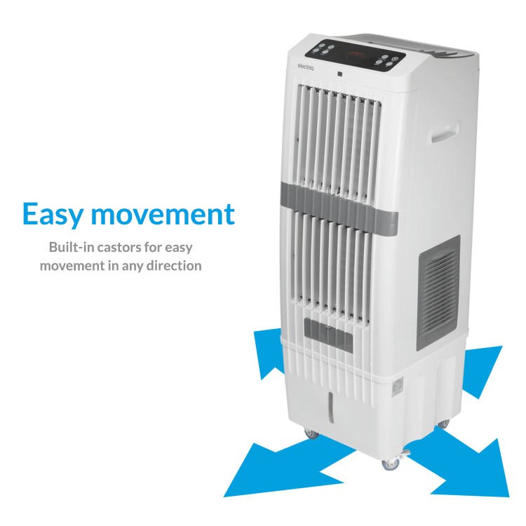 GRADE A3 - Slim40iH 40L Slim Humidifier Evaporative Air Cooler and Antibacterial Air Purifier for areas up to 45 sqm