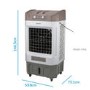 electriQ Storm 80L Commercial Evaporative Air Cooler - Powerful and Robust Spot Cooling