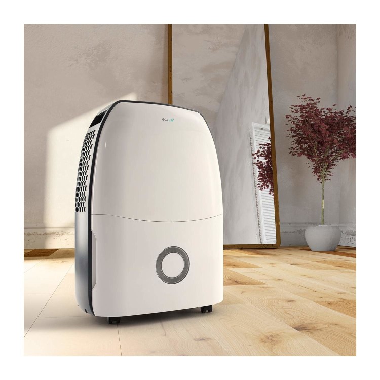 Ecoair 14 Litre Compact Dehumidifier with Humidistat and Laundry Mode
