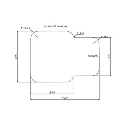 Taylor & Moore Superior 1.5 Bowl Undermount Stainless Steel Sink