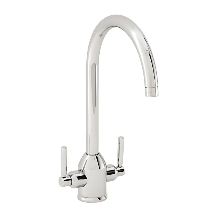 Carron Phoenix Dante Dual Lever Kitchen Mixer Tap - Chrome