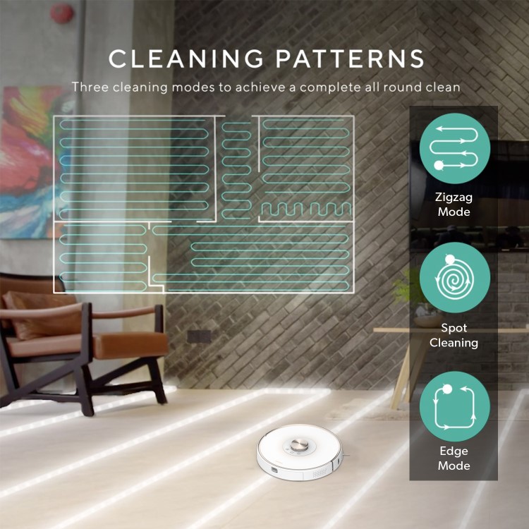 Refurbished Lenovo T1-S 2700Pa LDS Laser Navigation Robot Vacuum Cleaner