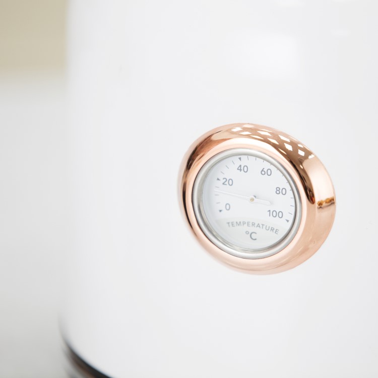 Tower T10020W Bottega Classic Style 1.7L Kettle - Rose Gold And White