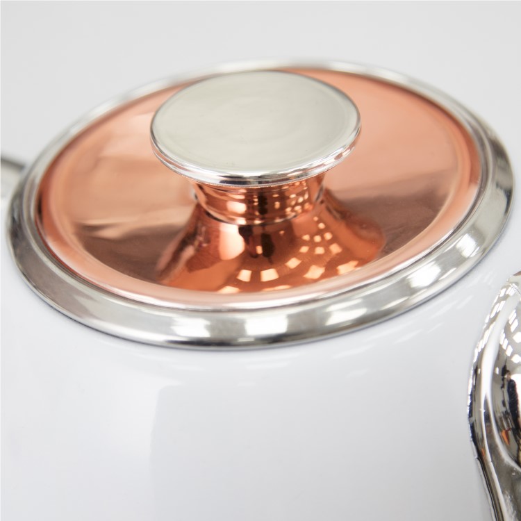 Tower T10023W 1.7L Jug Kettle - Rose Gold & White