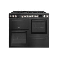 Tesla 100cm Dual Fuel Range Cooker - Black