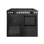 Tesla 100cm Dual Fuel Range Cooker - Black