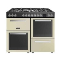 Tesla 100cm Dual Fuel Range Cooker - Cream Tesla 100cm Dual Fuel Range Cooker - Cream